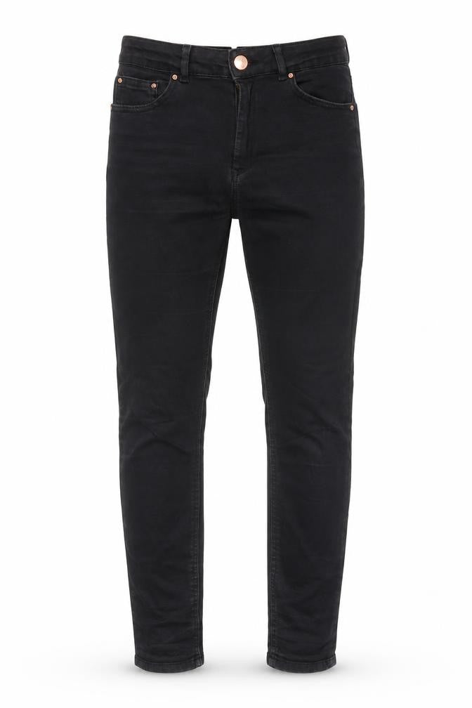ASOS Mens Black Cotton Skinny Jeans Size 29 in L34 in Regular Zip