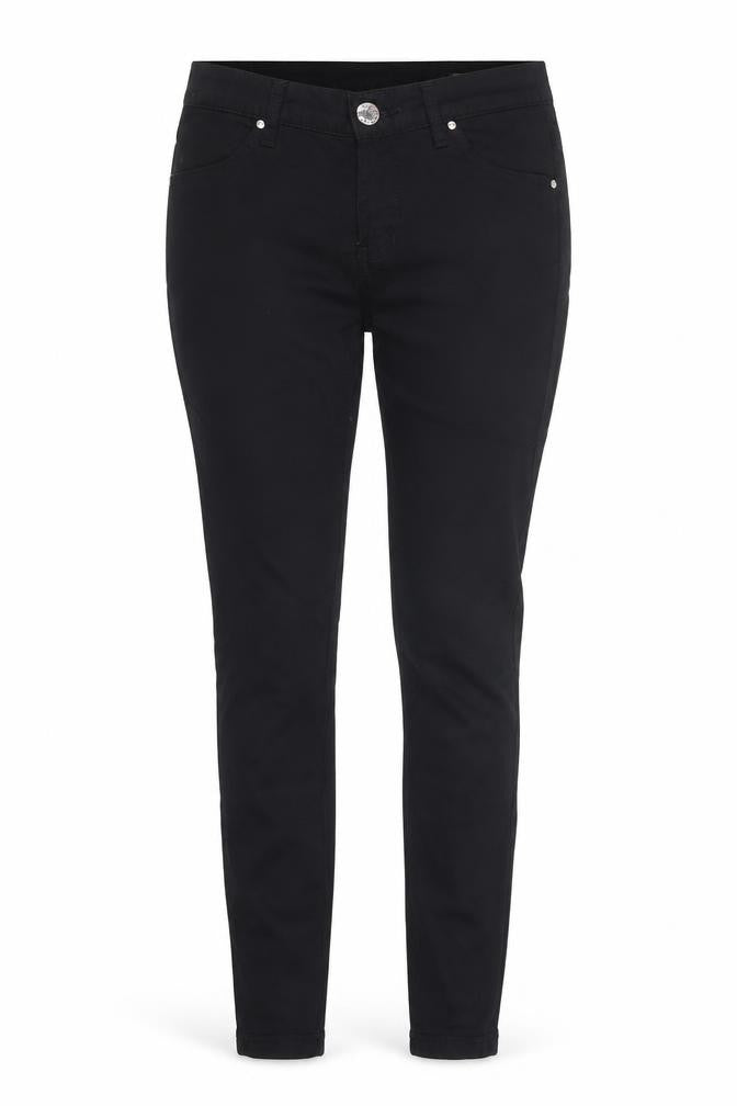 Sinister Womens Black 100% Cotton Skinny Jeans Size S L26 in Regular Zip