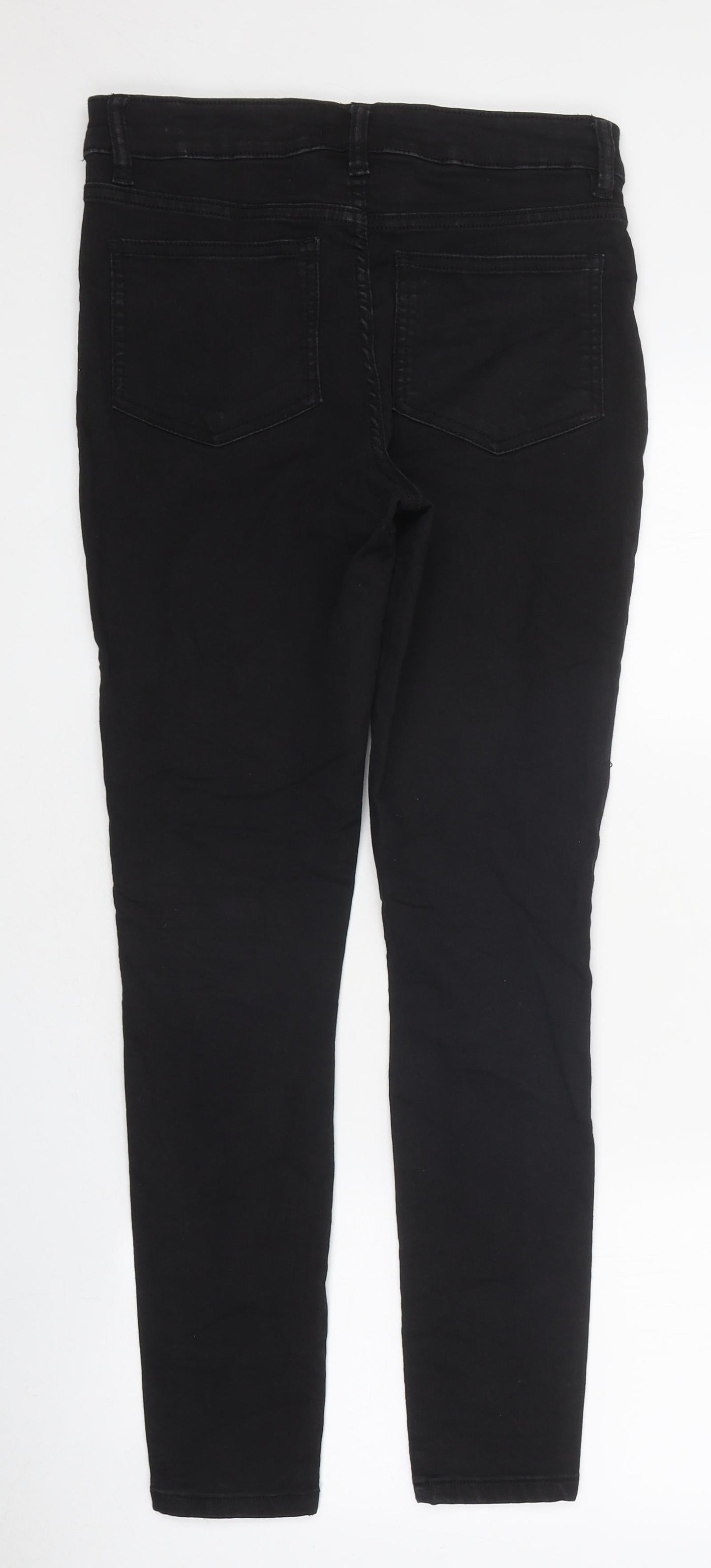 Friends Like These Womens Black 100% Cotton Skinny Jeans Size 10 L30 in Regular Zip
