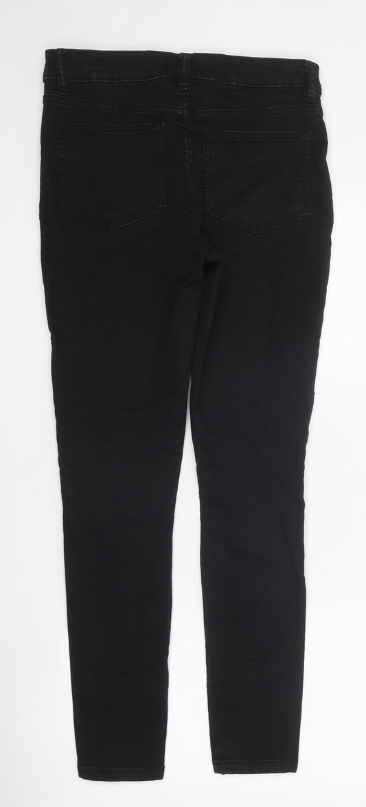 Friends Like These Womens Black 100% Cotton Skinny Jeans Size 10 L30 in Regular Zip