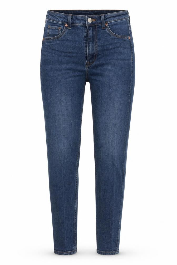 H&M Womens Blue 100% Cotton Skinny Jeans Size 6 L26 in Regular Zip