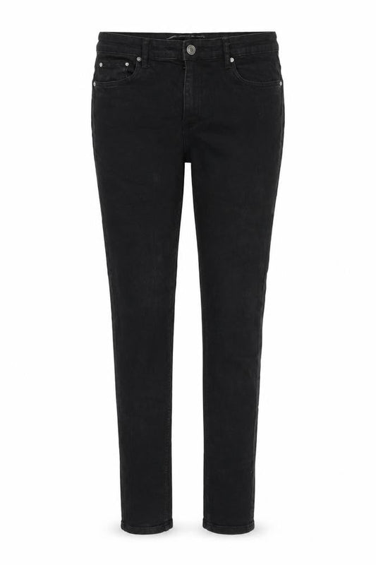 Brave Soul Womens Black Cotton Skinny Jeans Size 34 in L38 in Regular Zip