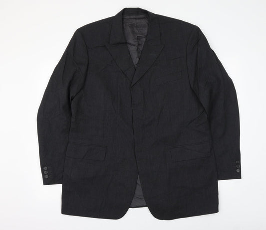 Inc Cartel Mens Grey Wool Jacket Suit Jacket Size 44