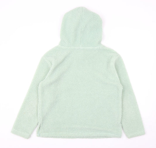 ASOS Womens Green Polyester Pullover Hoodie Size 8 Pullover