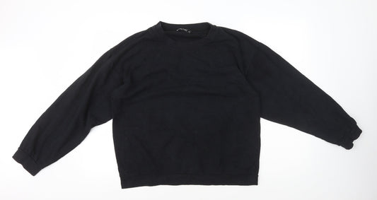 I SAW IT FIRST Womens Black Cotton Pullover Sweatshirt Size XL Pullover