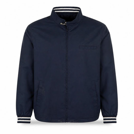 Clark UK Mens Blue Bomber Jacket Jacket Size M Zip