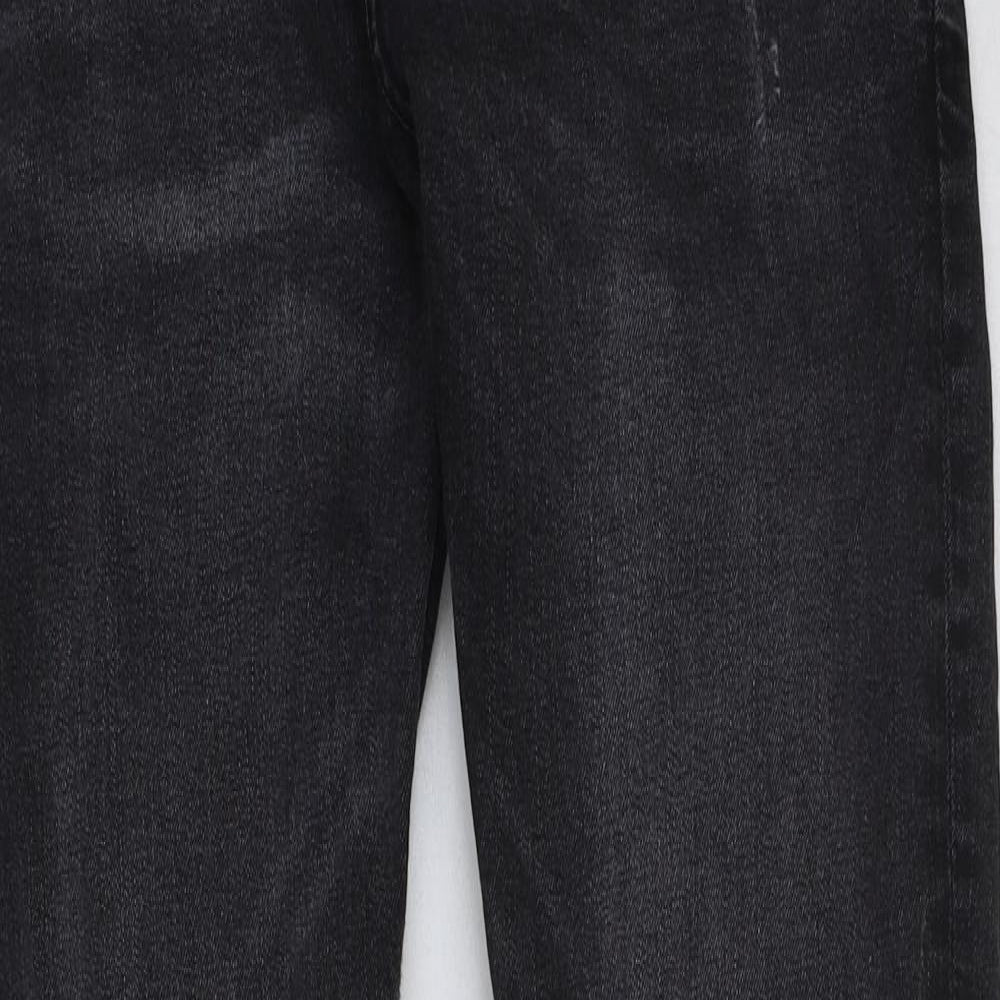 Pull&Bear Womens Black Cotton Skinny Jeans Size 10 L31 in Regular Button