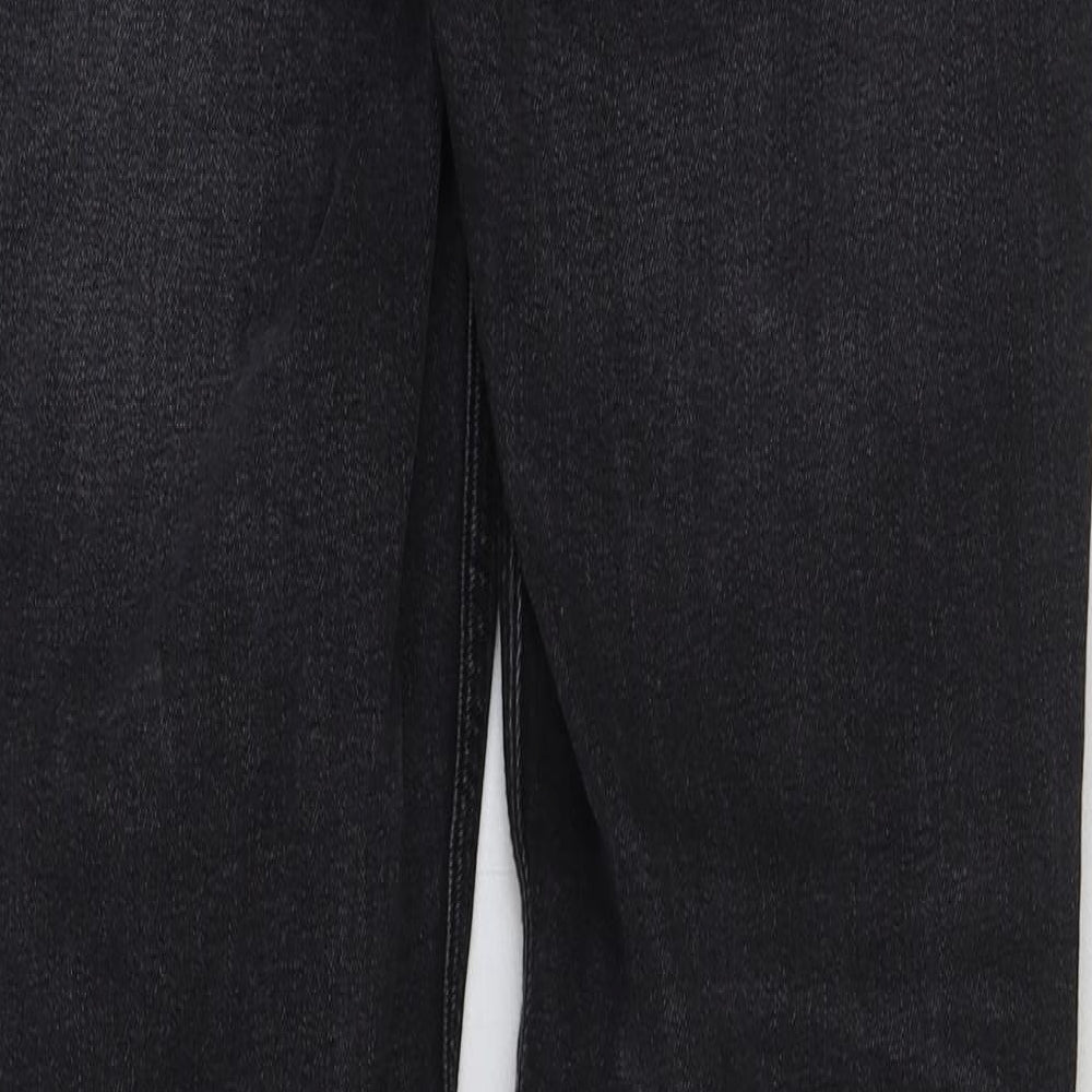 Pull&Bear Womens Black Cotton Skinny Jeans Size 10 L31 in Regular Button