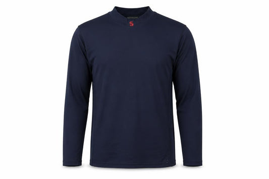David Luke Mens Blue Polyester Basic T-Shirt Size 34 High Neck Pullover