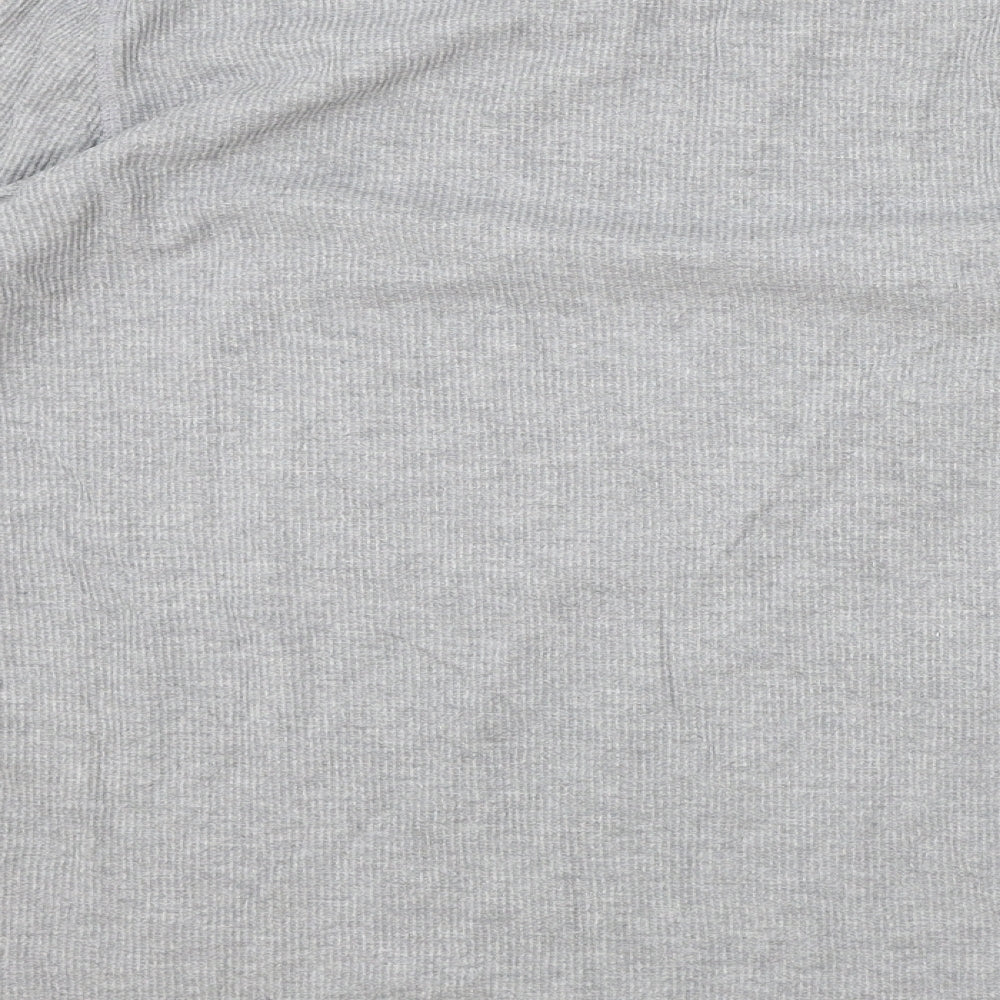 Eddie Bauer Mens Grey Round Neck Polyester Pullover Jumper Size M