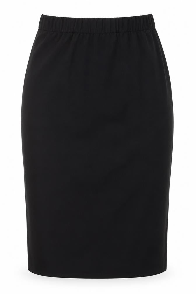 Marks and Spencer Womens Black Polyester Straight & Pencil Skirt Size 8