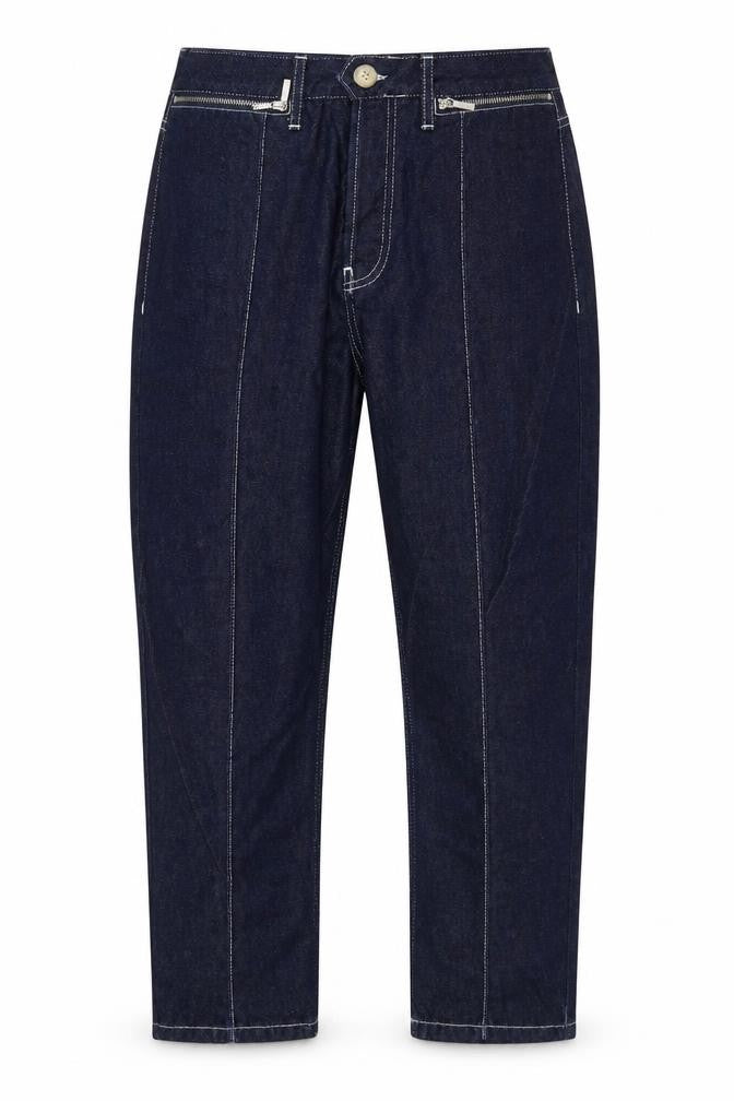 Topshop Womens Blue Polyester Straight Jeans Size 30 in L24 in Regular Button