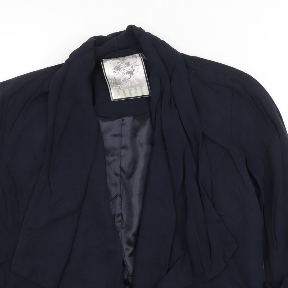 New Look Womens Blue Jacket Blazer Size 8