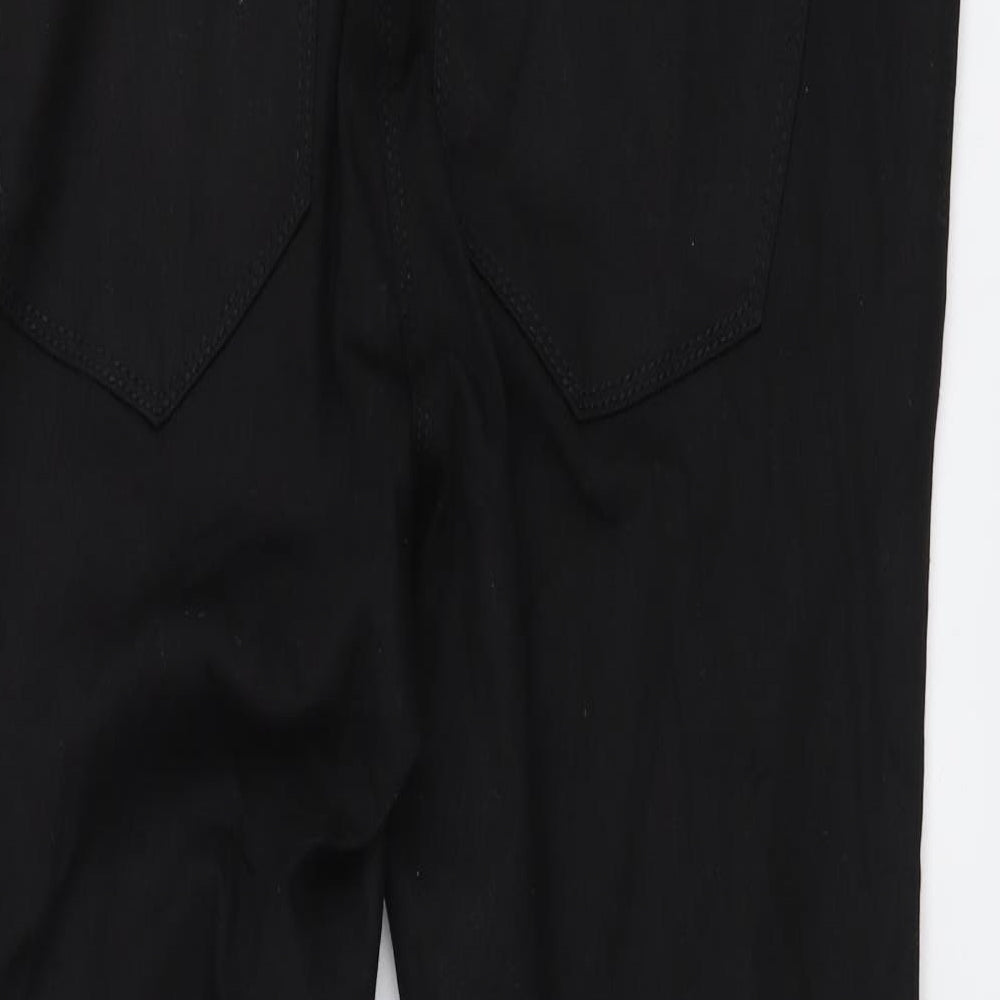 Preworn Womens Black Cotton Jegging Leggings Size 34 in L31 in