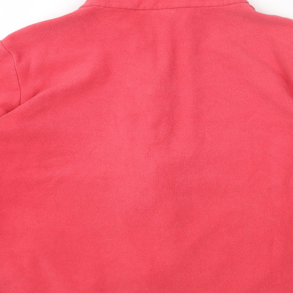 Marks and Spencer Womens Red Jacket Size 16 Zip