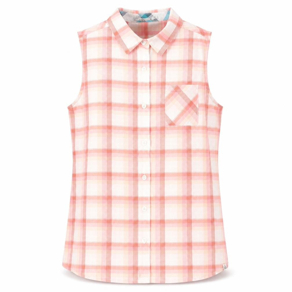 prAna Womens Multicoloured Plaid Cotton Basic Button-Up Size M Collared