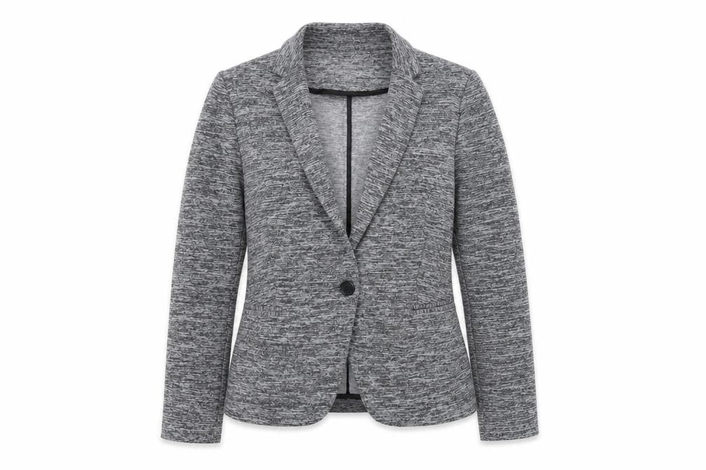 Marks and Spencer Womens Grey Polyester Jacket Suit Jacket Size 10