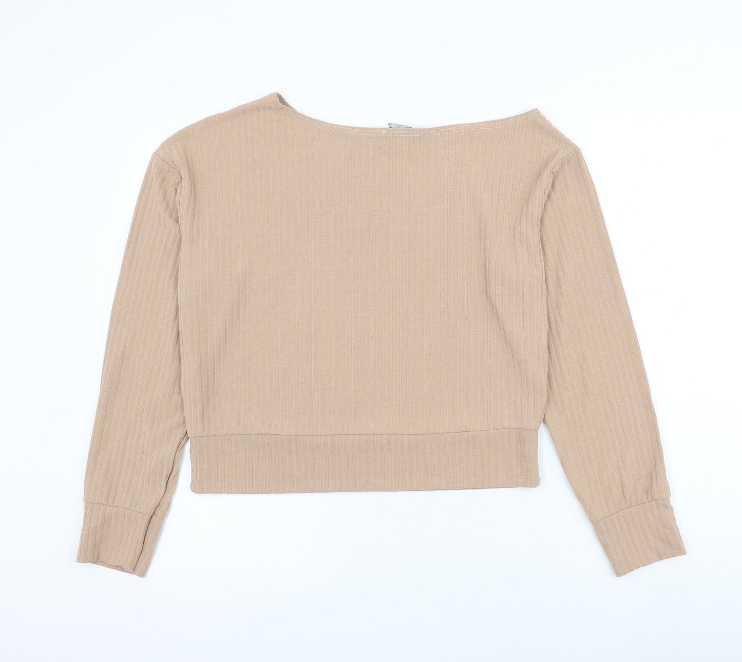 In the Style Womens Brown Boat Neck Polyester Pullover Jumper Size 12