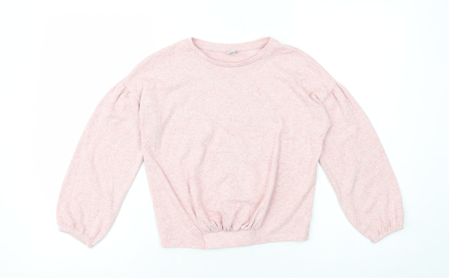TU Girls Pink Viscose Pullover Sweatshirt Size 9 Years Pullover