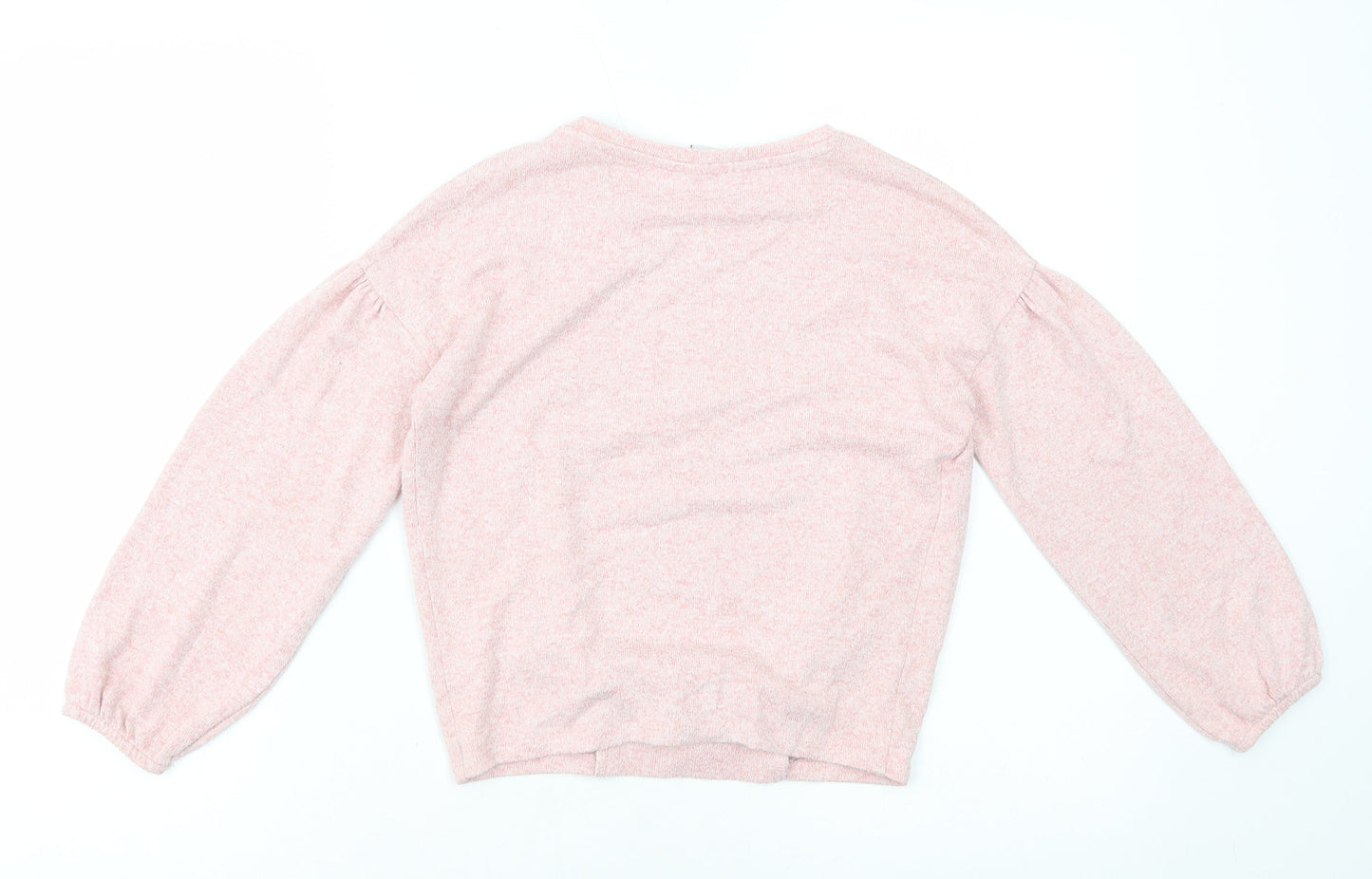 TU Girls Pink Viscose Pullover Sweatshirt Size 9 Years Pullover