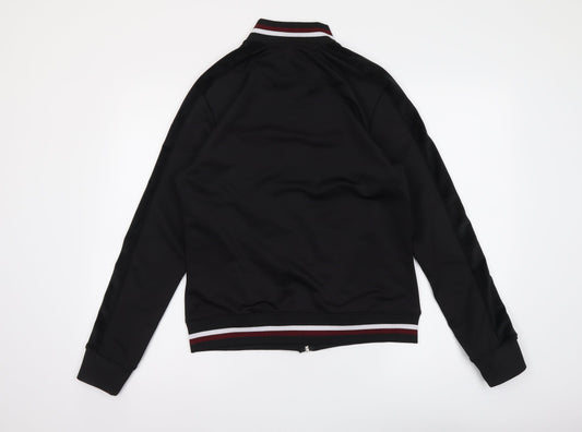 Project X Paris Womens Black Polyester Full Zip Sweatshirt Size L Zip