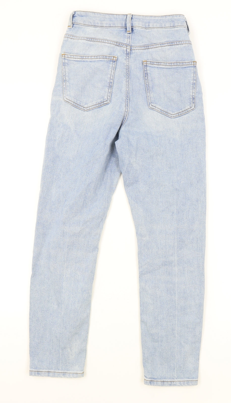 ASOS Mens Blue Cotton Skinny Jeans Size 26 in L30 in Regular Zip