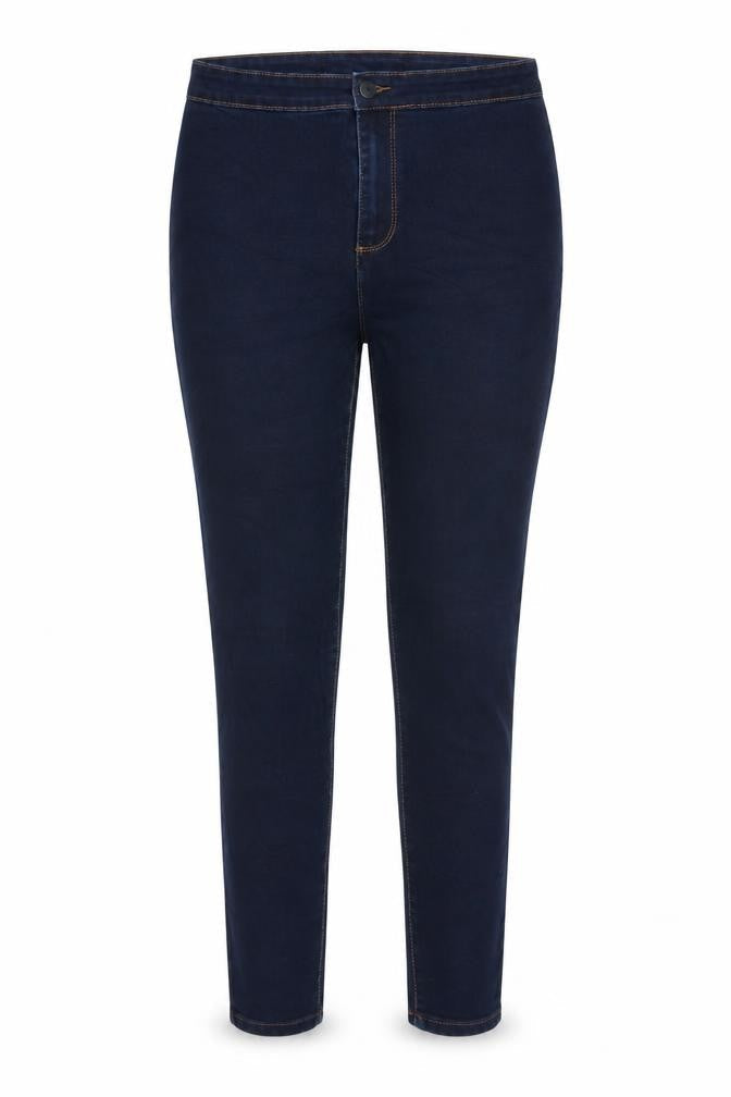 Preworn Womens Blue Polyester Skinny Jeans Size 32 in L25 in Regular Zip