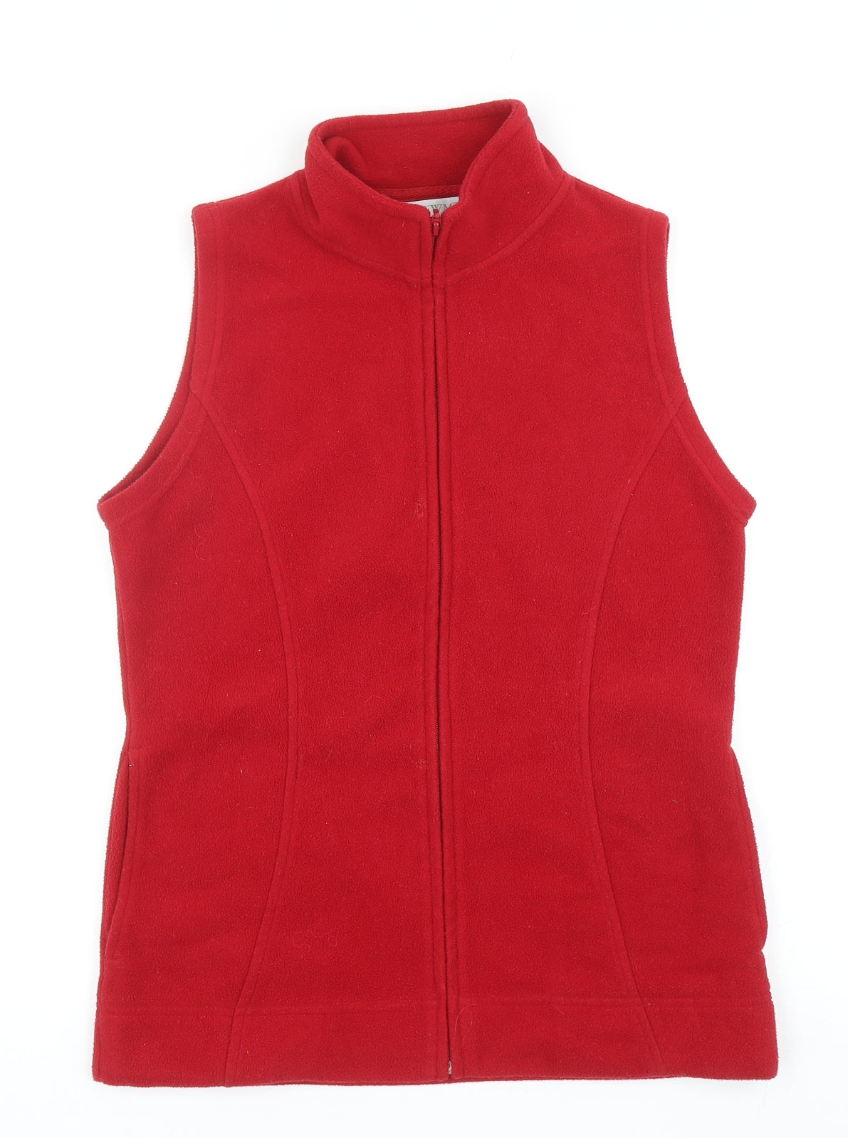 EWM Womens Red Gilet Jacket Size S Zip - UK Size 10-12