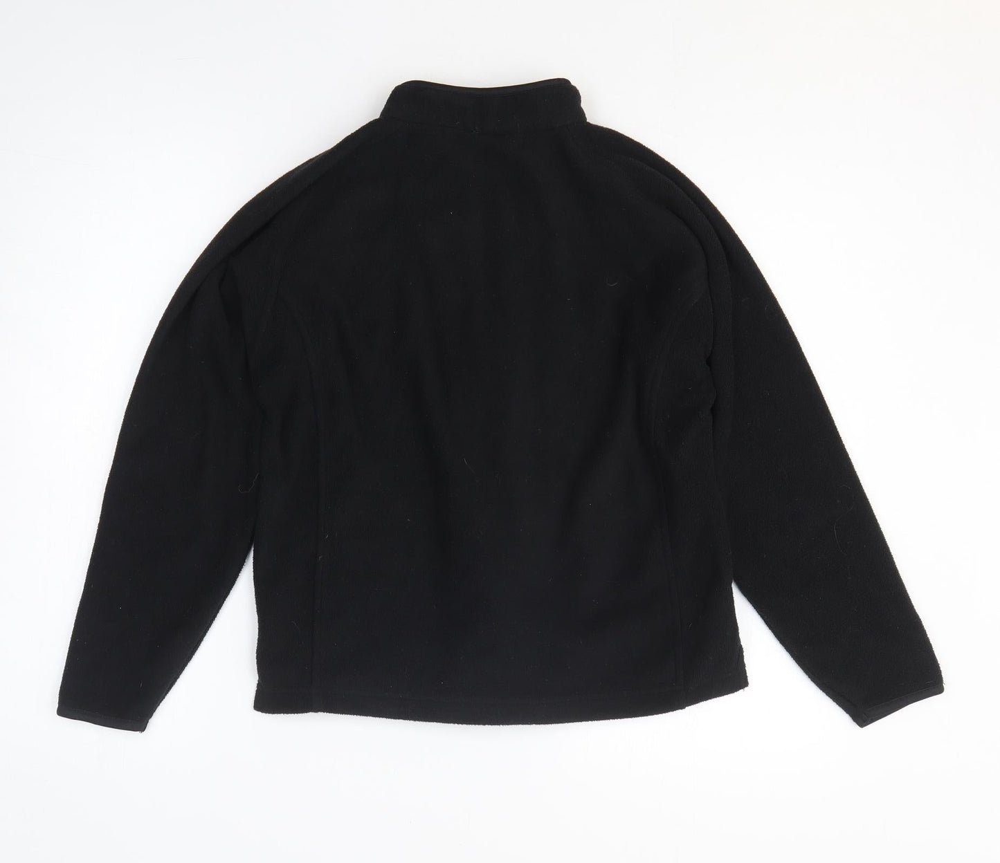 Preworn Mens Black Polyester Full Zip Sweatshirt Size XS