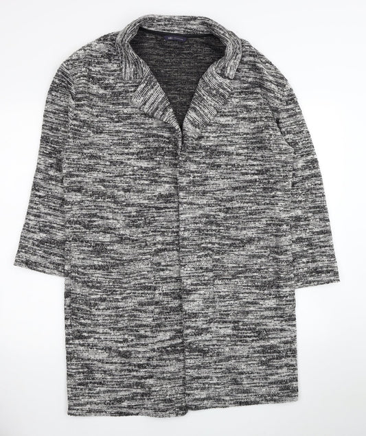 Marks and Spencer Womens Grey Overcoat Coat Size 12