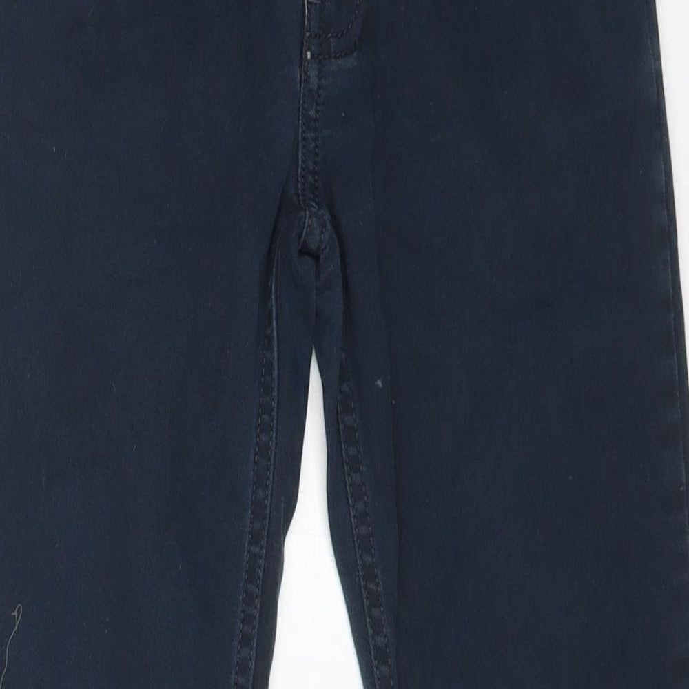 Timberland Womens Blue Cotton Straight Jeans Size 10 L24 in Regular Button