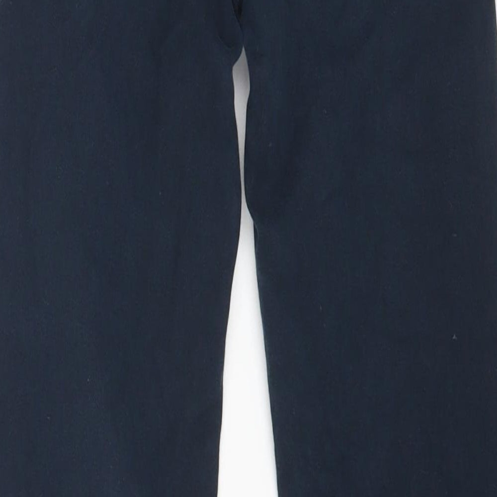 Timberland Womens Blue Cotton Straight Jeans Size 10 L24 in Regular Button