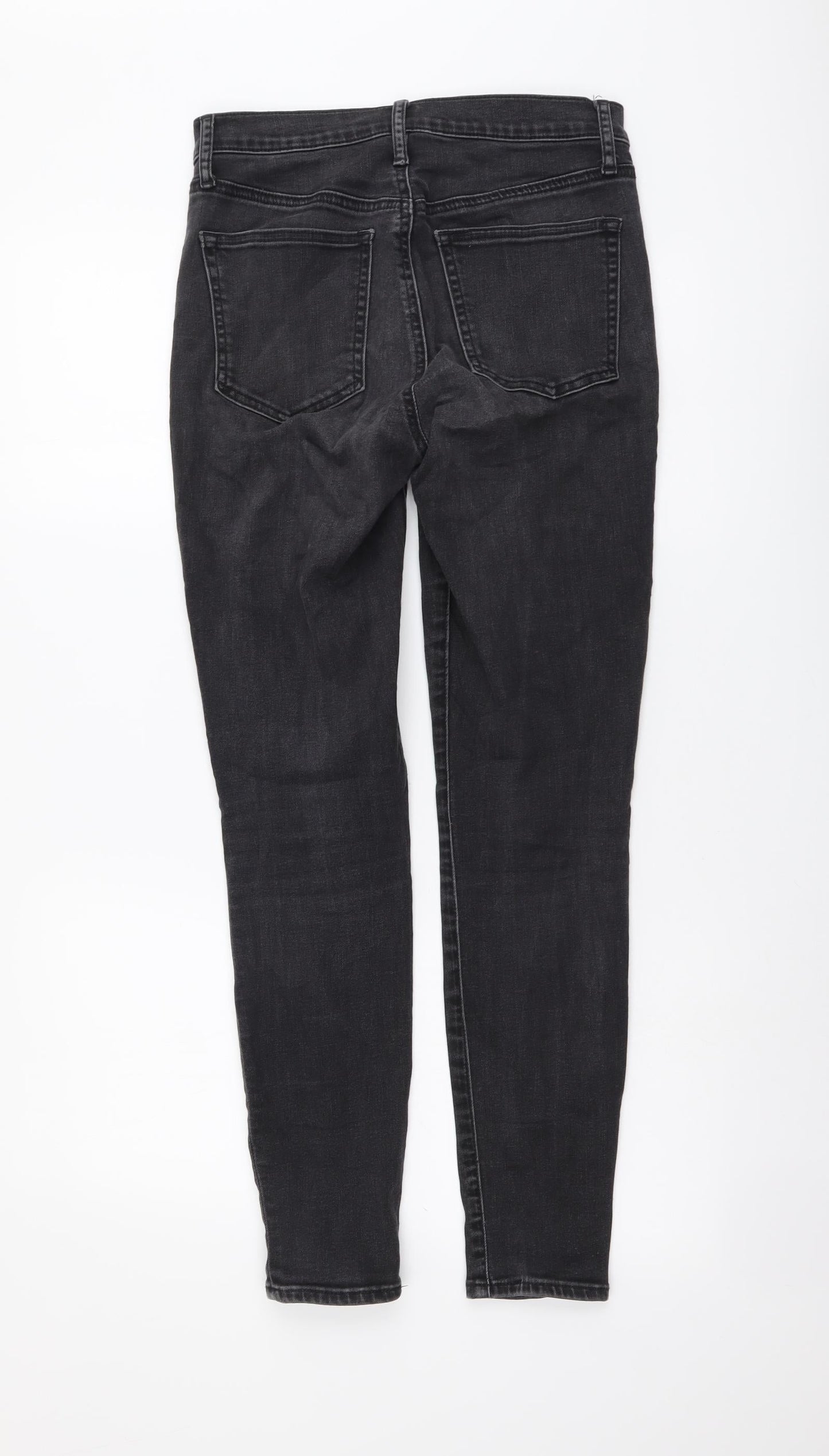 Gap Womens Grey Cotton Skinny Jeans Size 26 in L28 in Regular Button