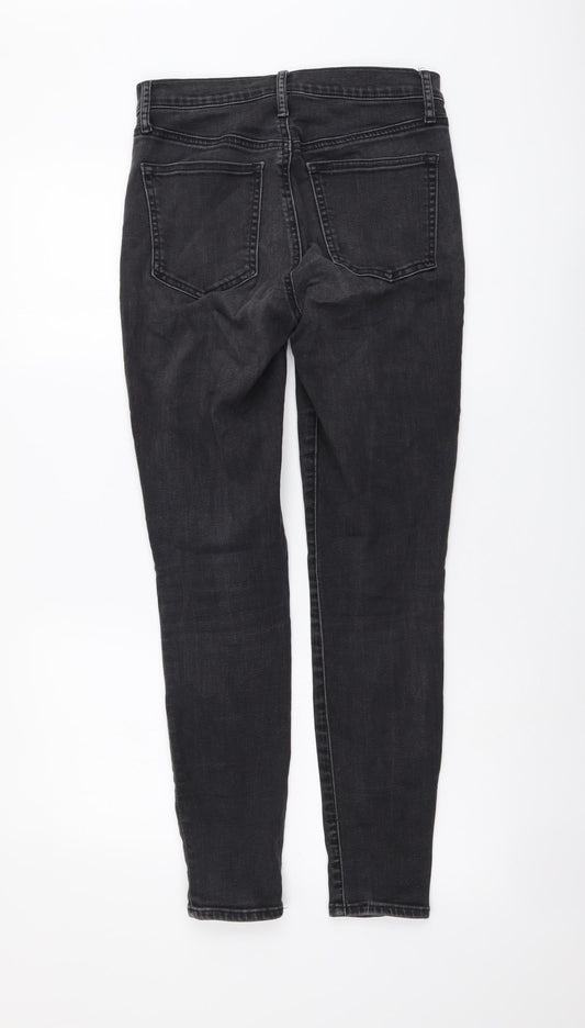 Gap Womens Grey Cotton Skinny Jeans Size 26 in L28 in Regular Button
