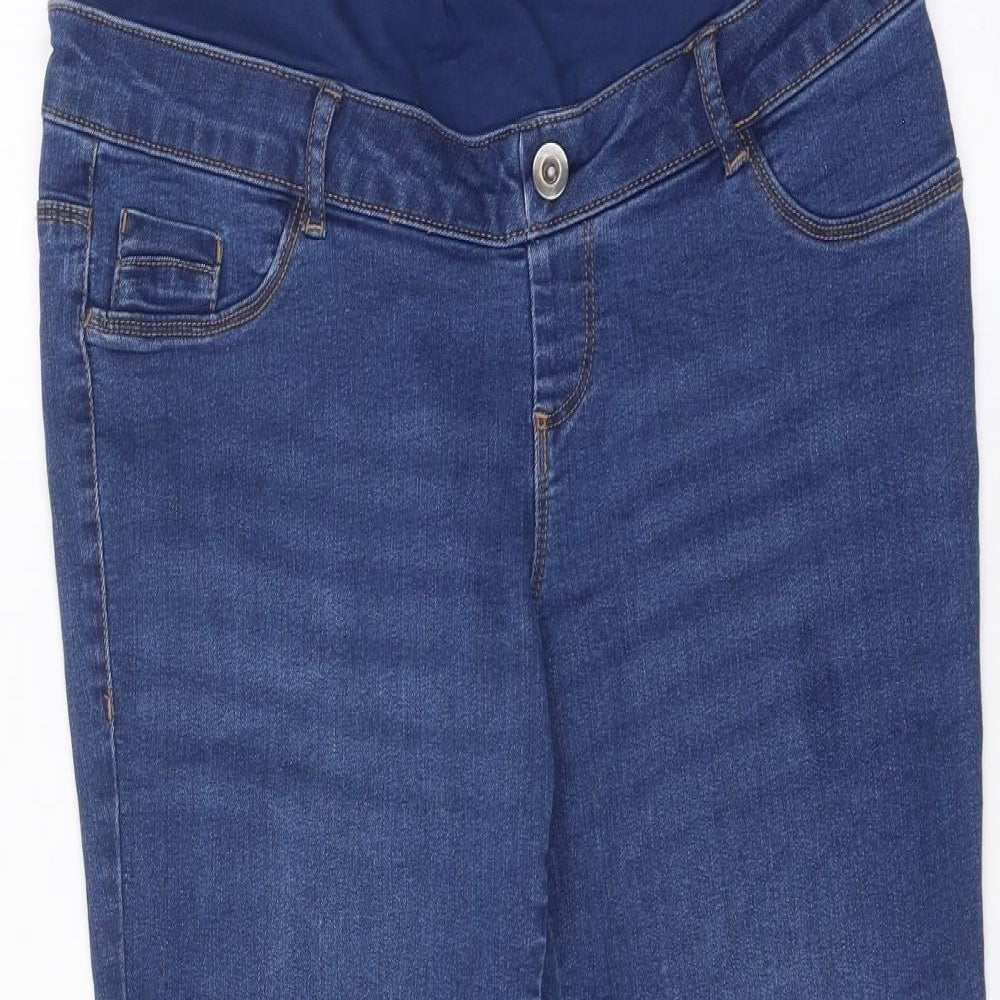 Dorothy Perkins Womens Blue 100% Cotton Skinny Jeans Size 10 L29 in Regular