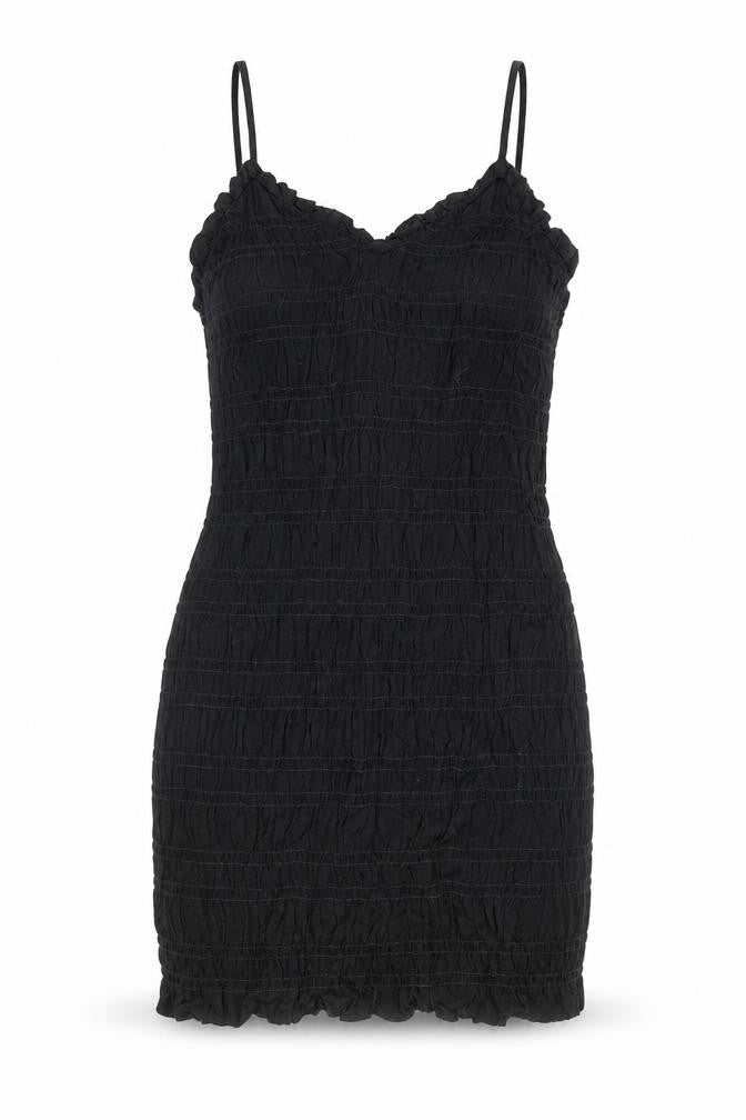 H&M Womens Black Viscose Bodycon Size S V-Neck Pullover