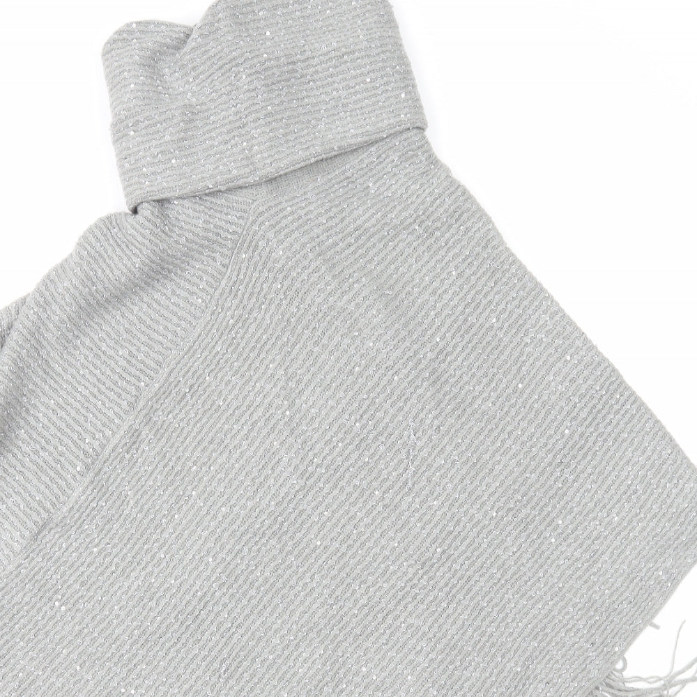 Debenhams Womens Grey Overcoat Poncho One Size