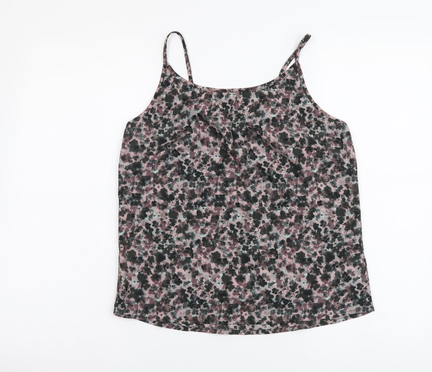NEXT Womens Multicoloured Geometric Polyester Camisole Tank Size 6 Round Neck