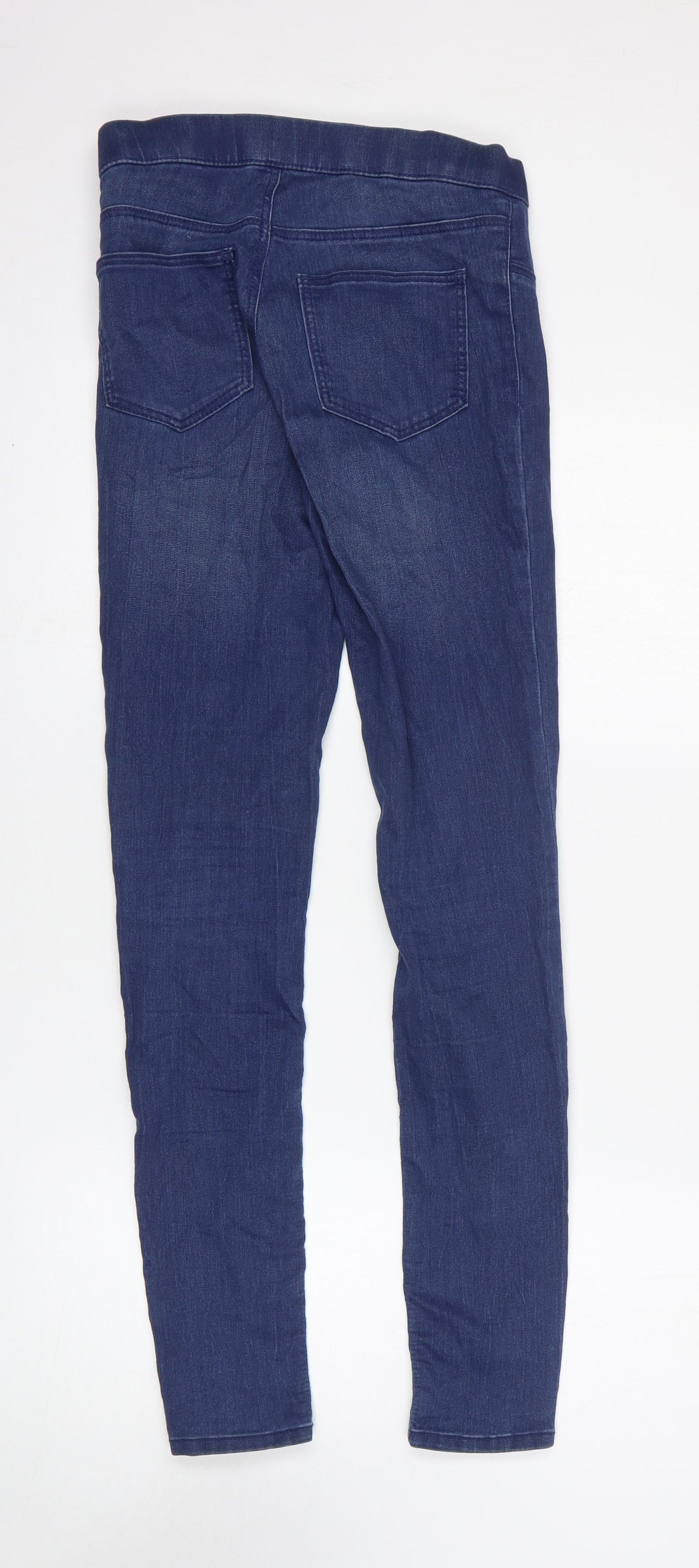 H&M Womens Blue Cotton Jegging Jeans Size 6 L30 in Regular