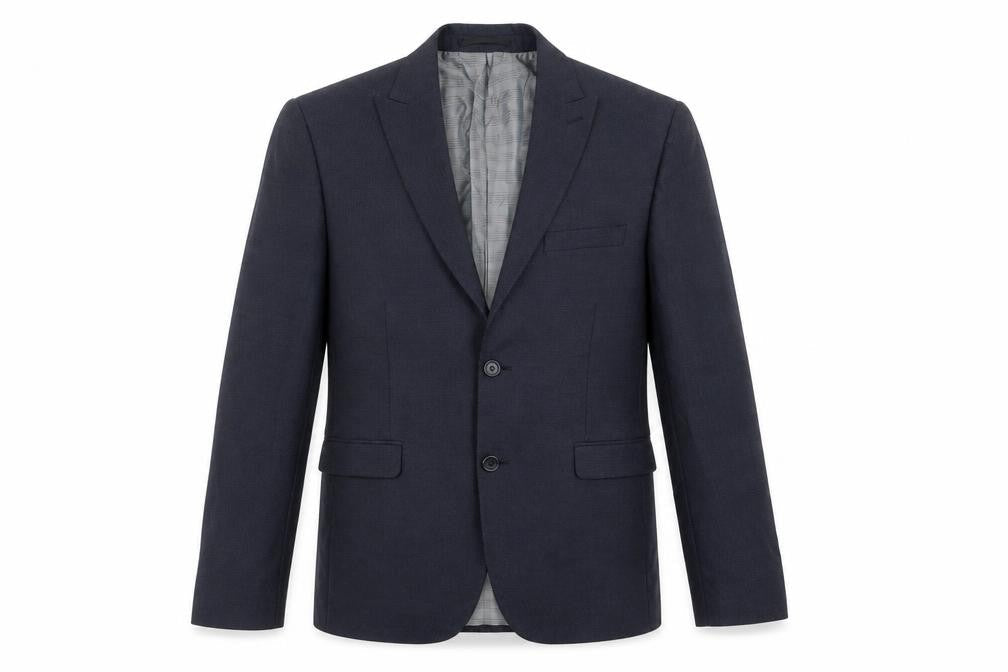 NEXT Mens Blue Polyester Jacket Suit Jacket Size 40 - Pocket detail