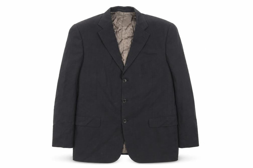 Marks and Spencer Mens Grey Wool Jacket Blazer Size 44