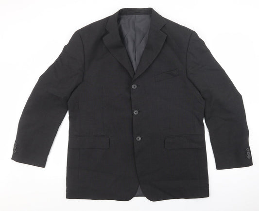 Marks and Spencer Mens Grey Wool Jacket Suit Jacket Size 42