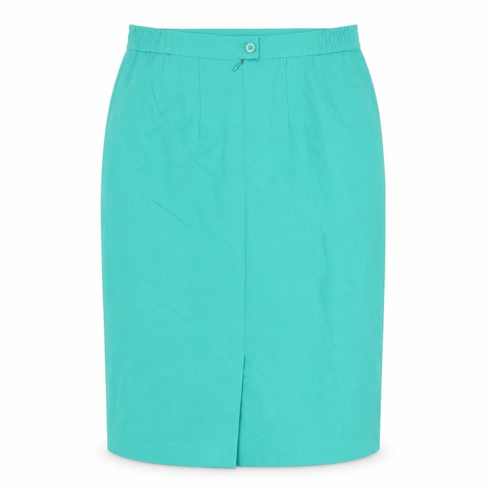 ara Womens Green Polyester Straight & Pencil Skirt Size 16 Zip