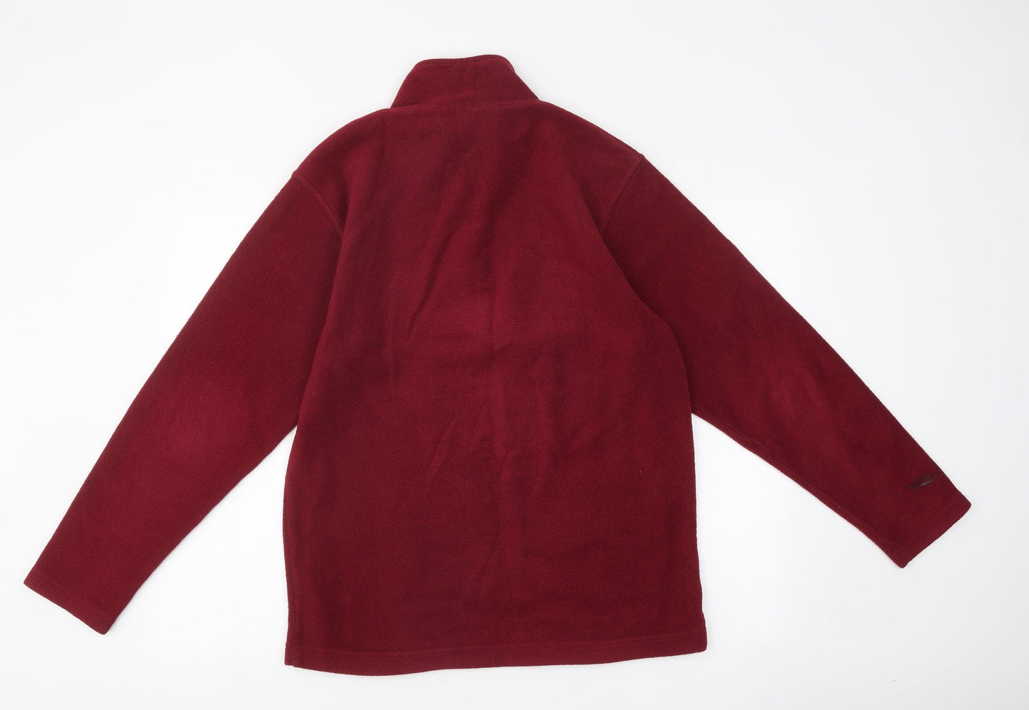 Preworn Mens Red Polyester Pullover Sweatshirt Size S