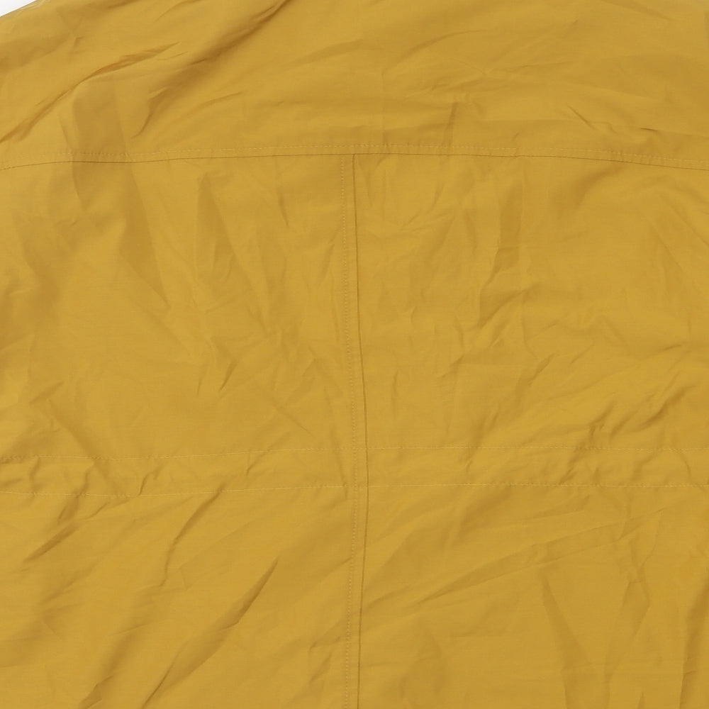 Marks and Spencer Womens Yellow Overcoat Coat Size 14 Zip