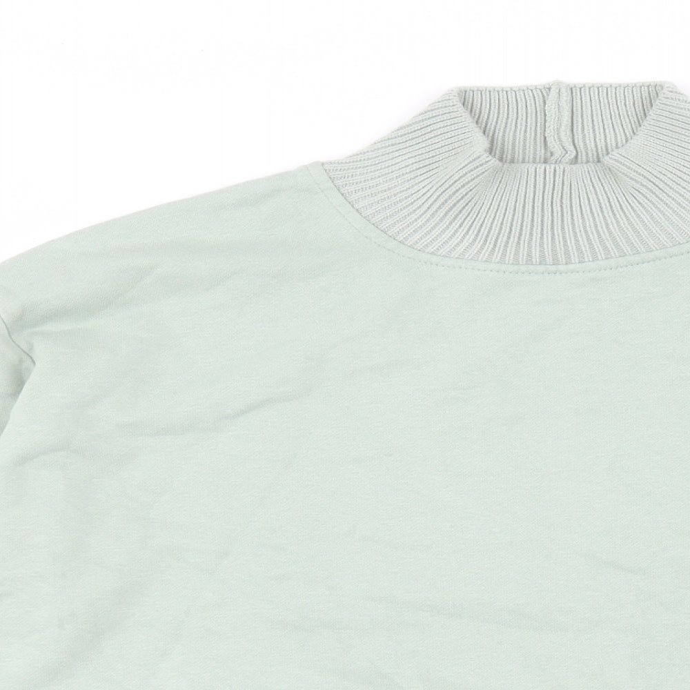 Primark Womens Green Cotton Pullover Sweatshirt Size S Pullover - Size 10-12