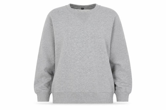 Preworn Womens Grey Polyester Pullover Sweatshirt Size S Pullover