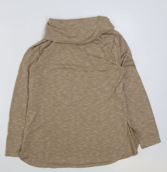 Jones New York Womens Beige Polyester Pullover Sweatshirt Size L Pullover