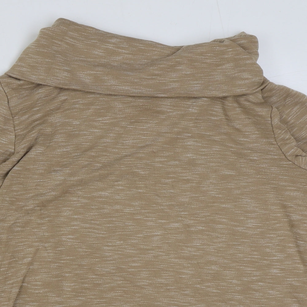 Jones New York Womens Beige Polyester Pullover Sweatshirt Size L Pullover