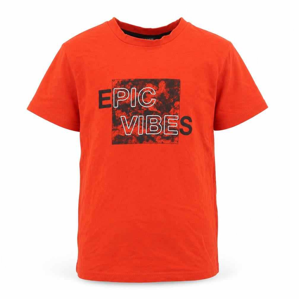 George Boys Red Cotton Basic T-Shirt Size 5-6 Years Round Neck Pullover - Epic Vibes